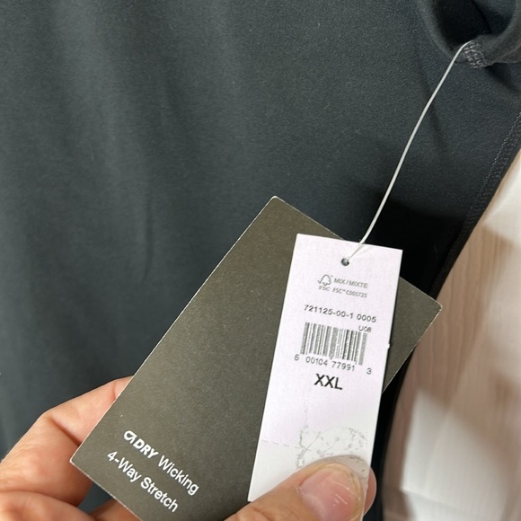 Gap Fit‎ NWT Studio Support Top Womens XXL Black Active Workout Yoga - Picture 4 of 6